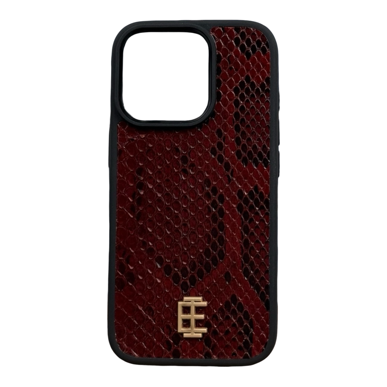 Husa iPhone din Piele de Piton Visinie editie limitata V2