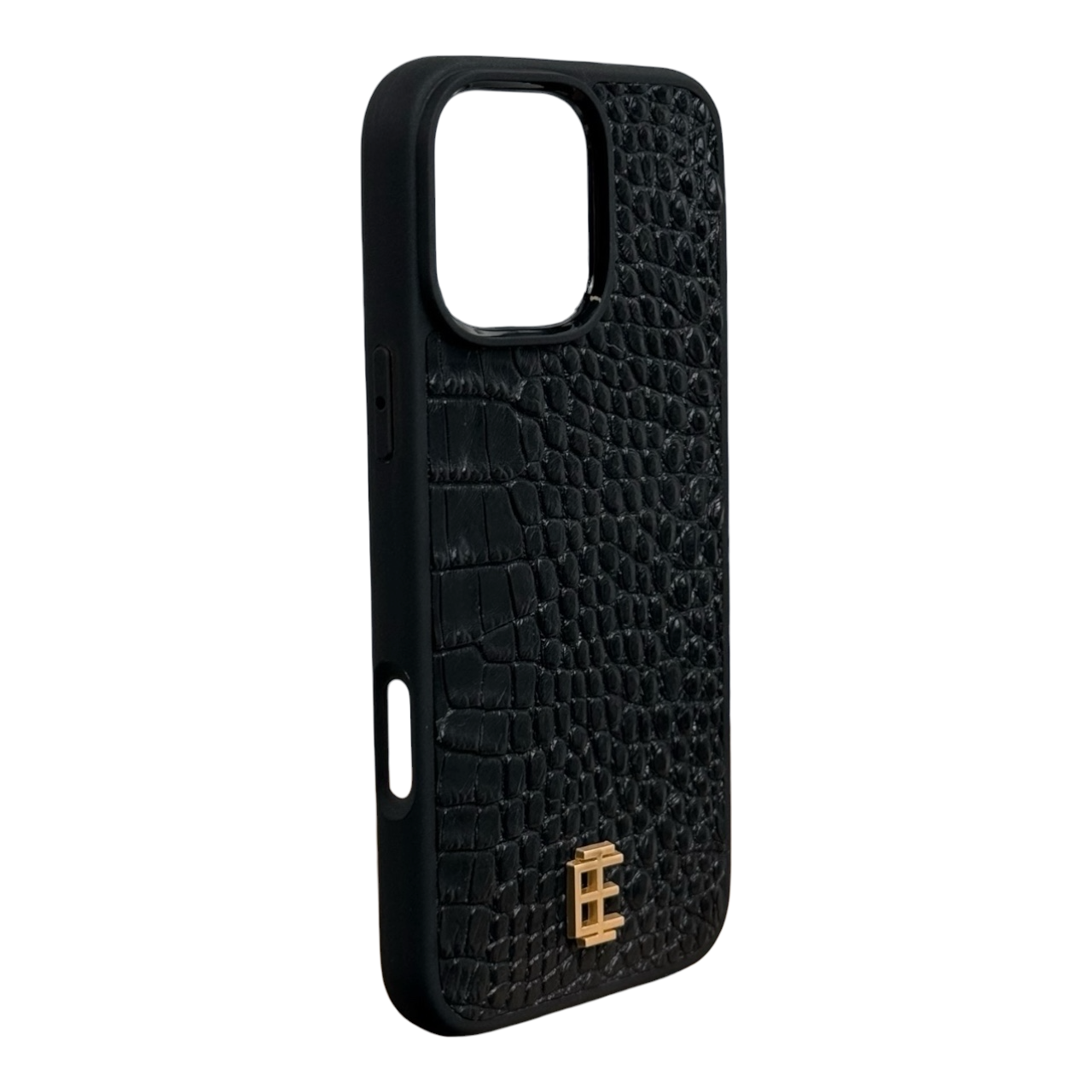 Husa iPhone din Piele de Crocodil Neagra editie limitata V2