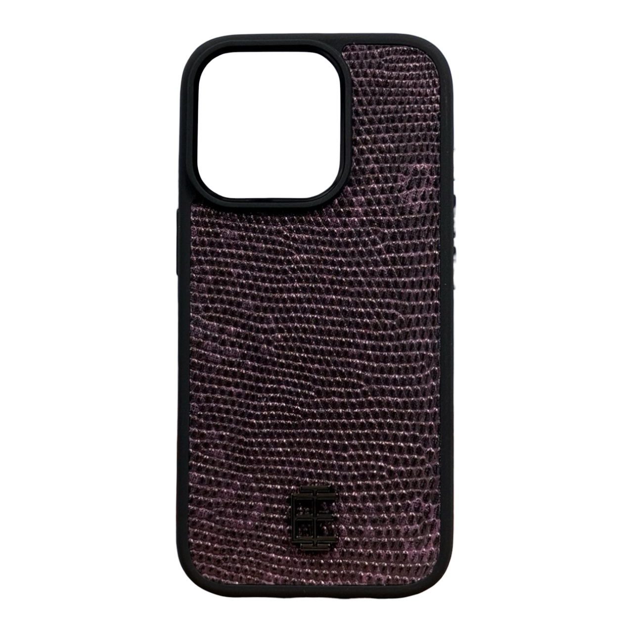 Husa iPhone din Piele de Varan Mov editie limitata V2