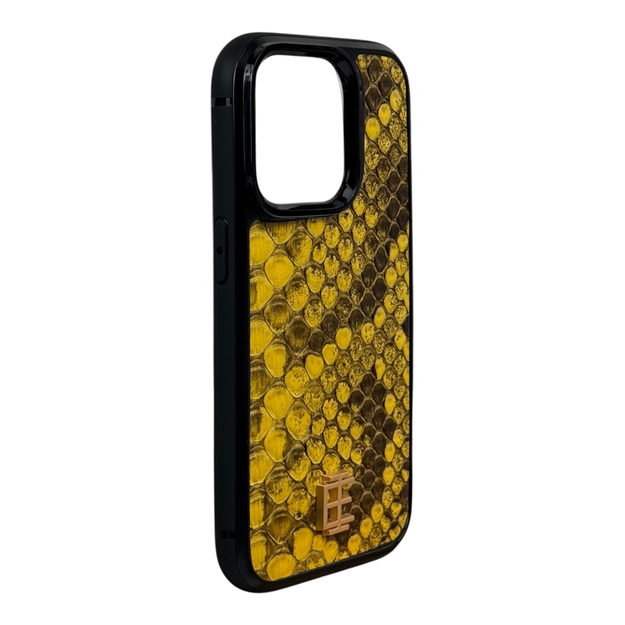 Husa iPhone din Piele de Piton Galben editie limitata V1