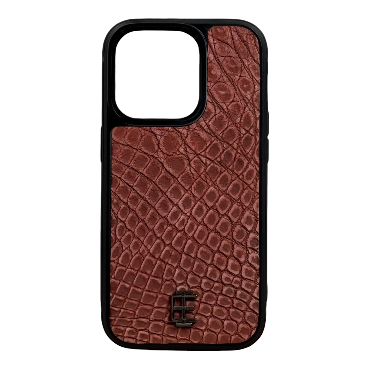 Husa iPhone din Piele de Crocodil Mocha Mousse editie limitata V1