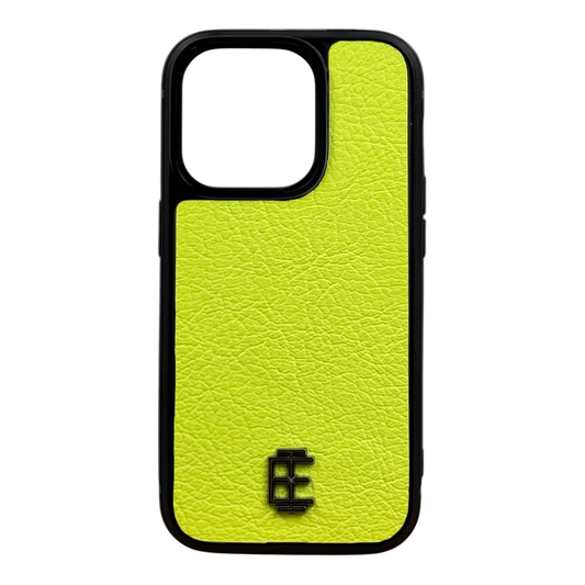 Husa iPhone din Piele de Capra Lime editie limitata V1