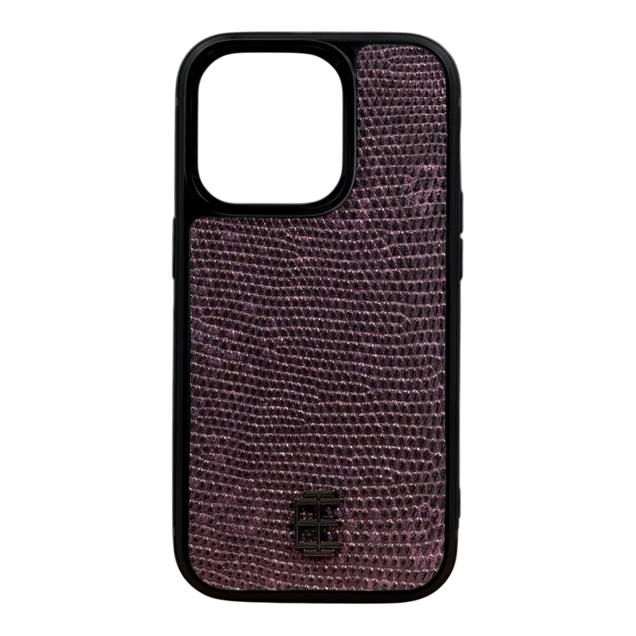 Husa iPhone din Piele de Varan Mov editie limitata V1