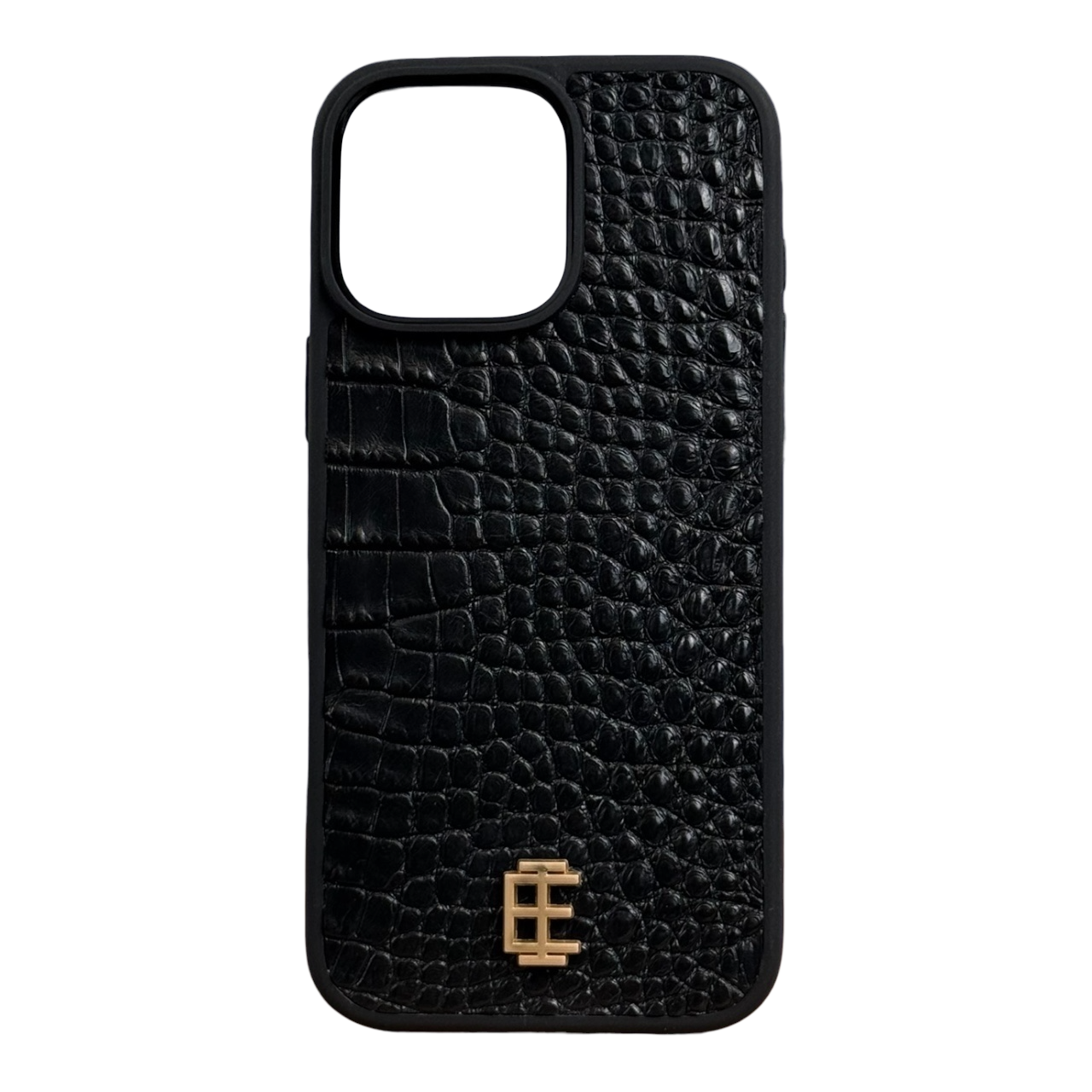 Husa iPhone din Piele de Crocodil Neagra editie limitata V2