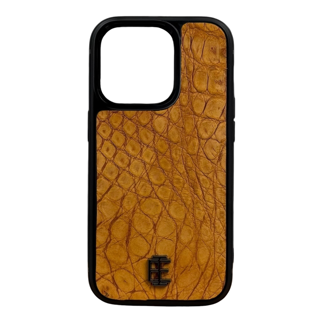 Husa iPhone din Piele de Crocodil Maro Deschis editie limitata V1