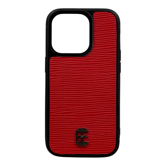 Husa iPhone din Piele de Vaca Rosu editie limitata V1