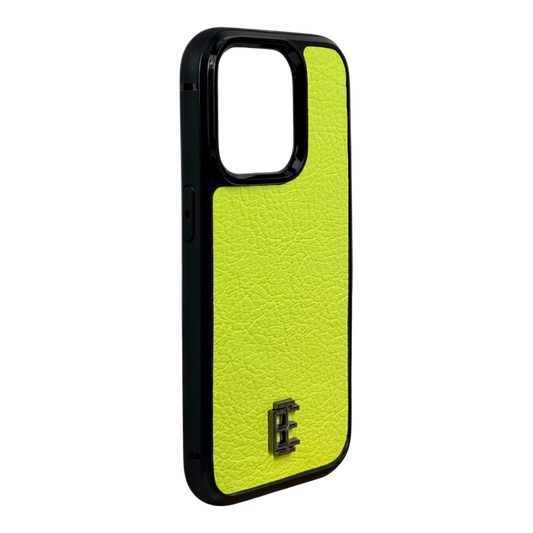 Husa iPhone din Piele de Capra Lime editie limitata V1