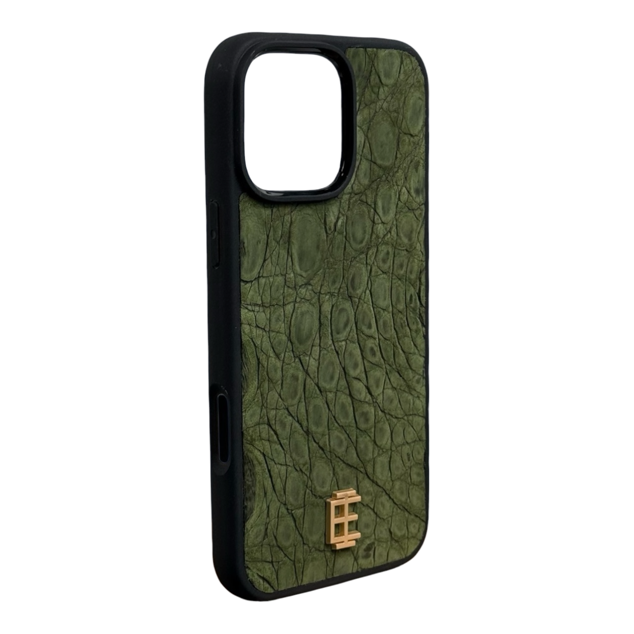 Husa iPhone din Piele de Crocodil Verde editie limitata V2