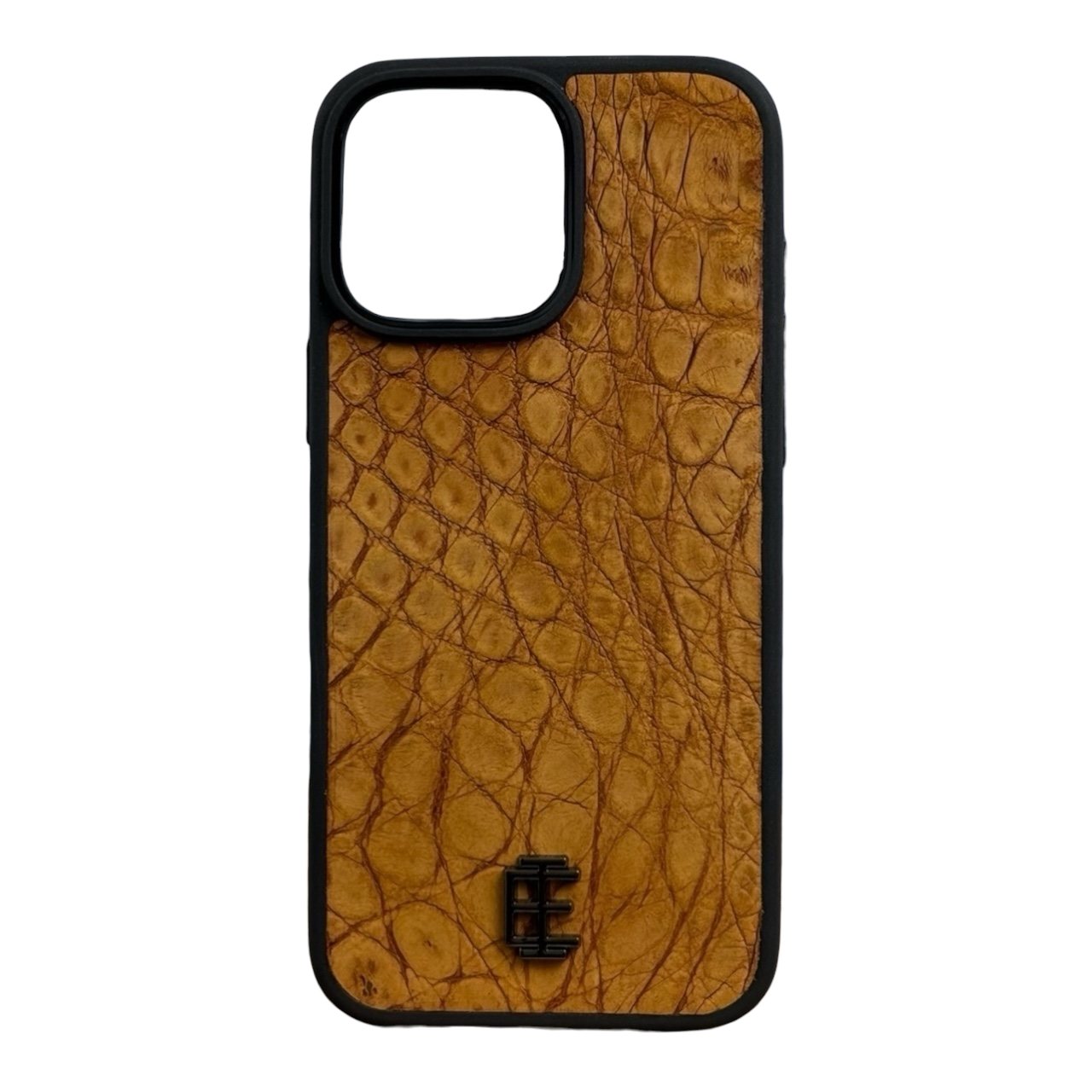 Husa iPhone din Piele de Crocodil Maro Deschis editie limitata V2