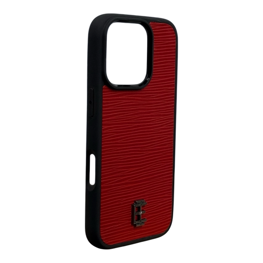 Husa iPhone din Piele de Vaca Rosu editie limitata V2