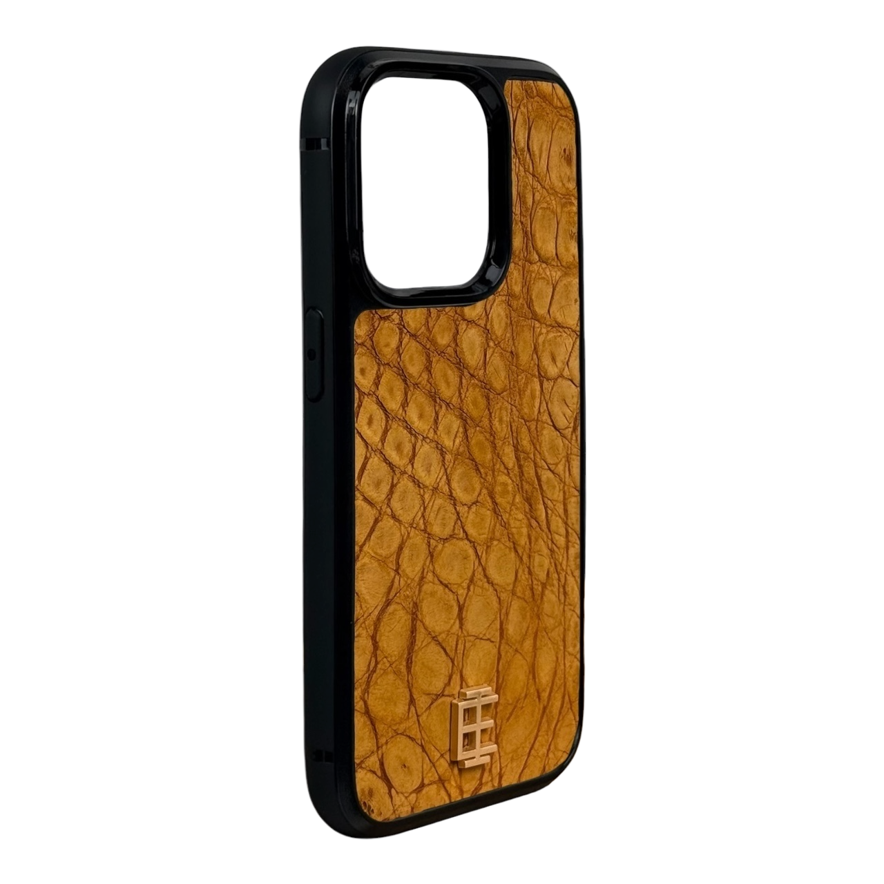 Husa iPhone din Piele de Crocodil Maro Deschis editie limitata V1