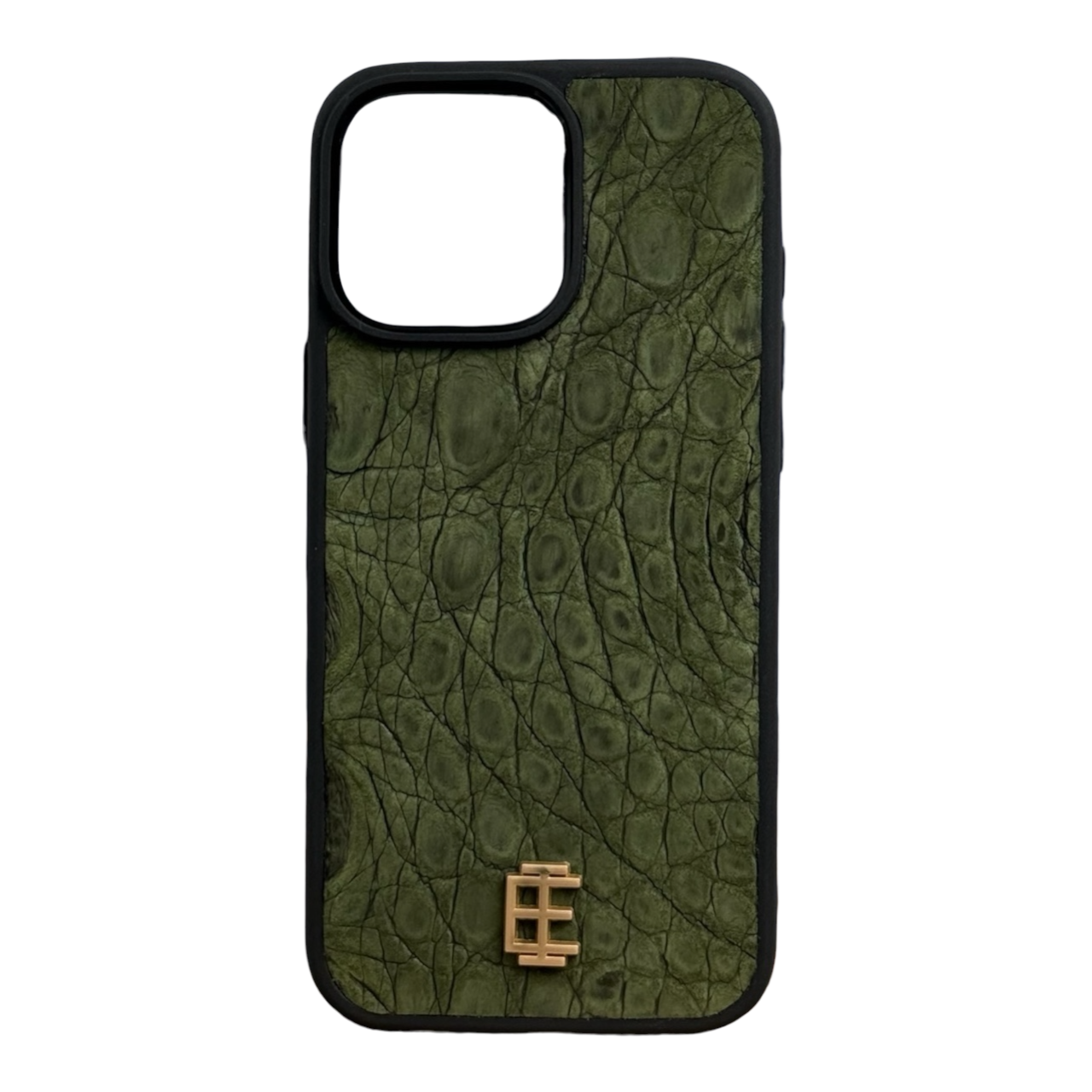 Husa iPhone din Piele de Crocodil Verde editie limitata V2