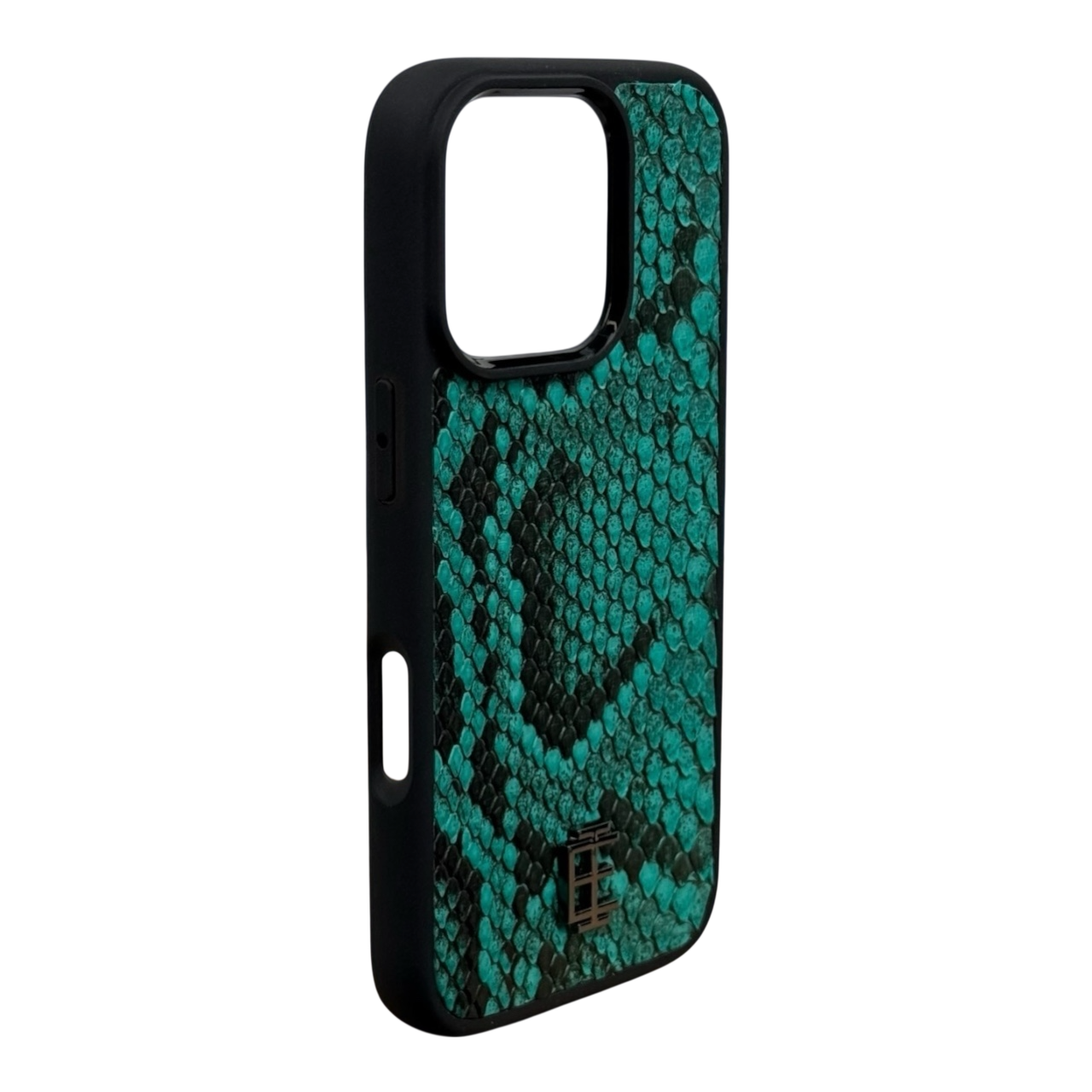Husa iPhone din Piele de Piton Turquoise editie limitata V2