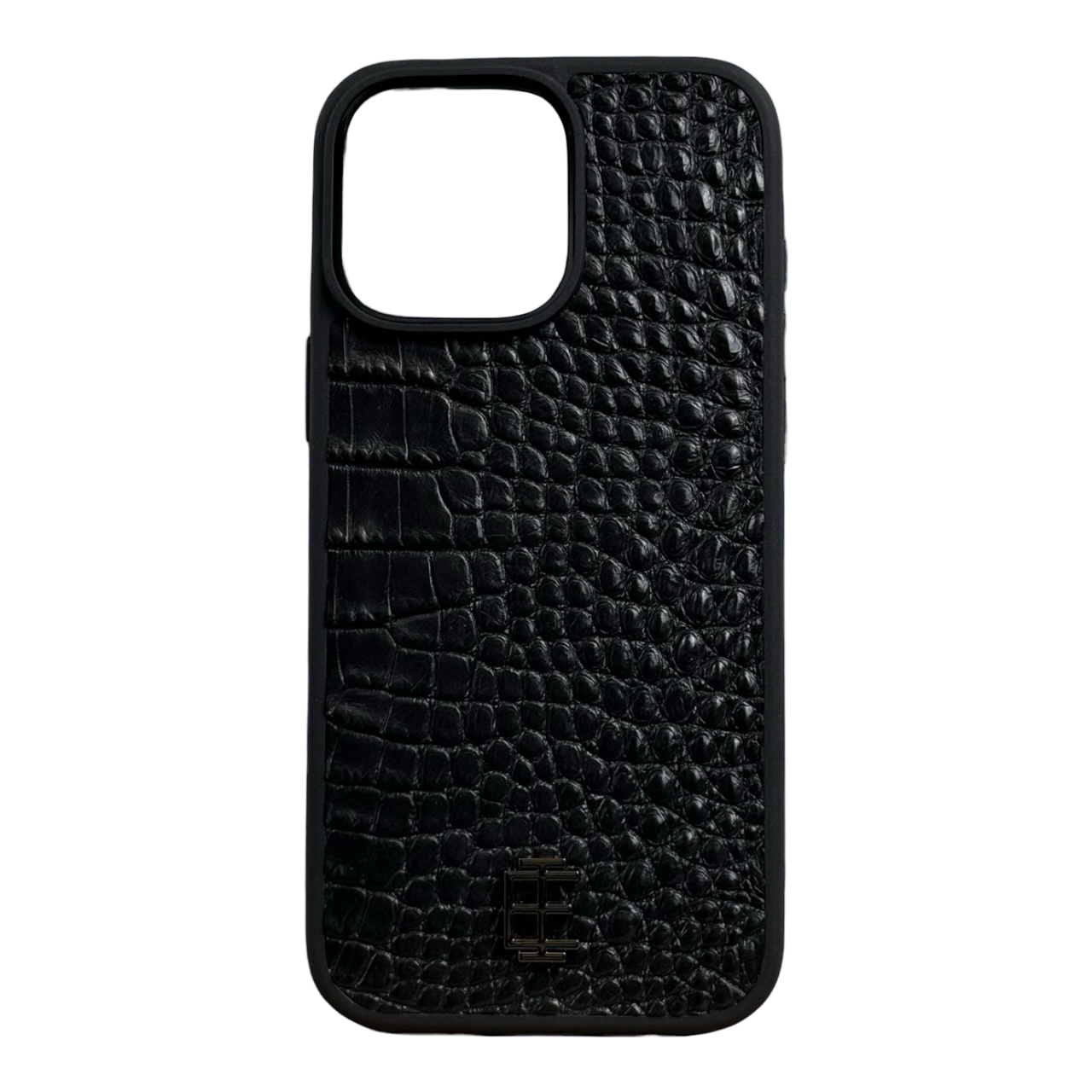 Husa iPhone din Piele de Crocodil Neagra editie limitata V2