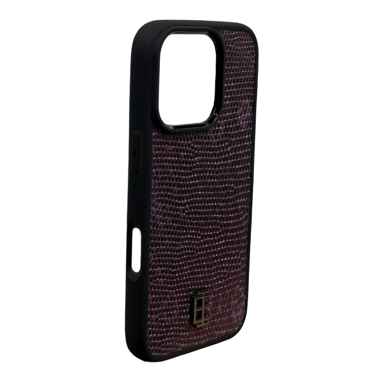 Husa iPhone din Piele de Varan Mov editie limitata V2
