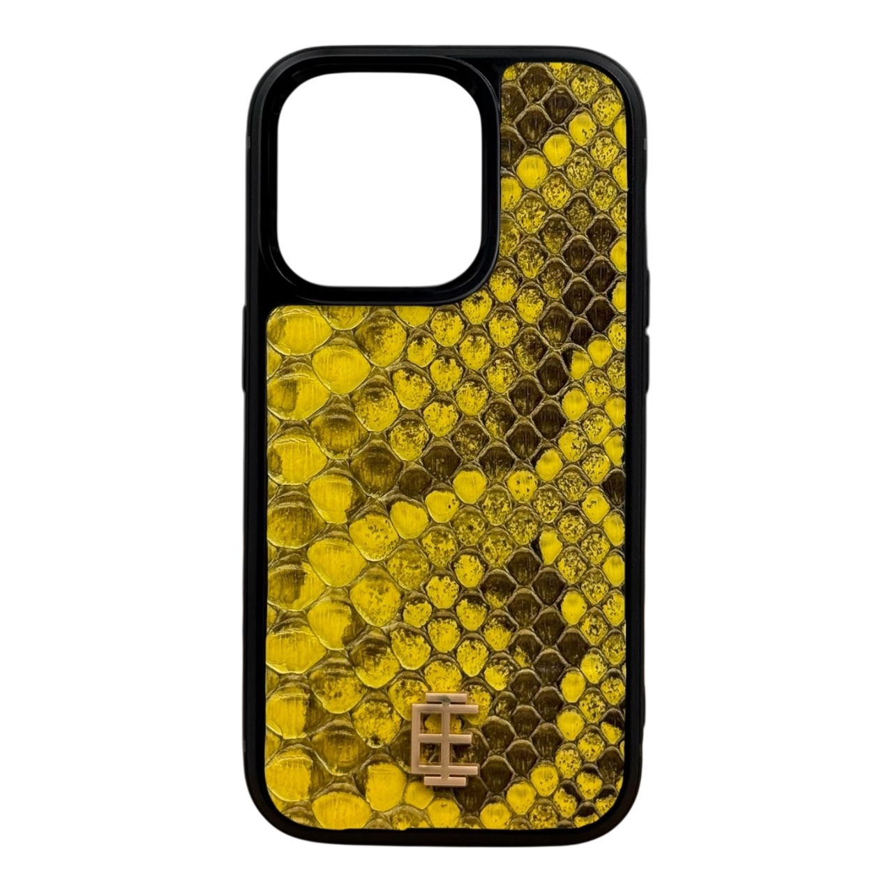 Husa iPhone din Piele de Piton Galben editie limitata V1