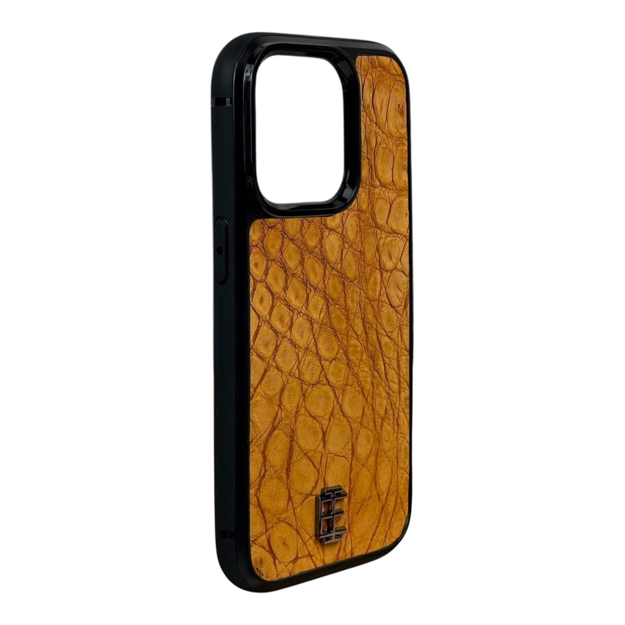 Husa iPhone din Piele de Crocodil Maro Deschis editie limitata V1