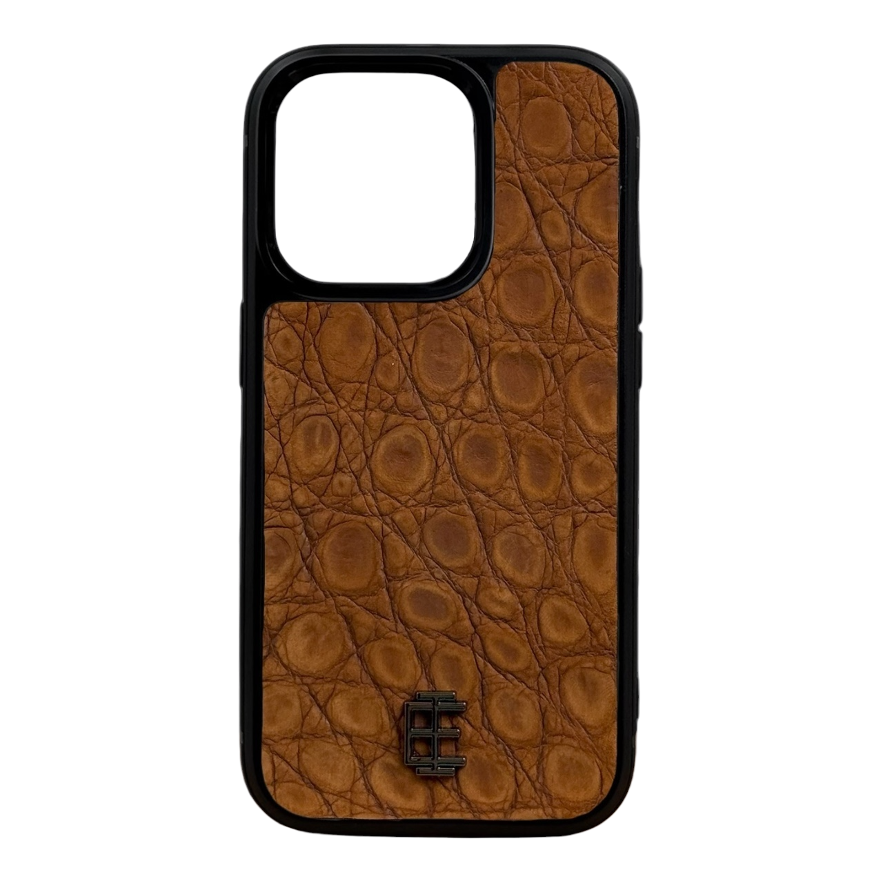 Husa iPhone din Piele de Crocodil Maro Inchis editie limitata V1