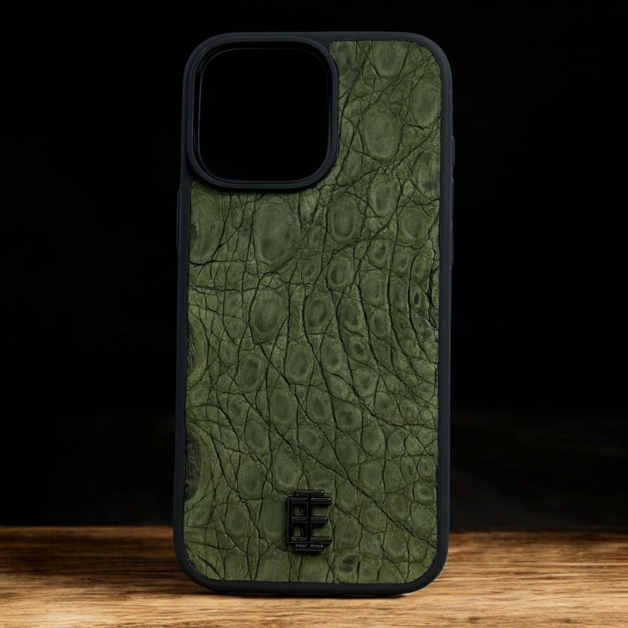 Husa iPhone din Piele de Crocodil Verde editie limitata - iTool