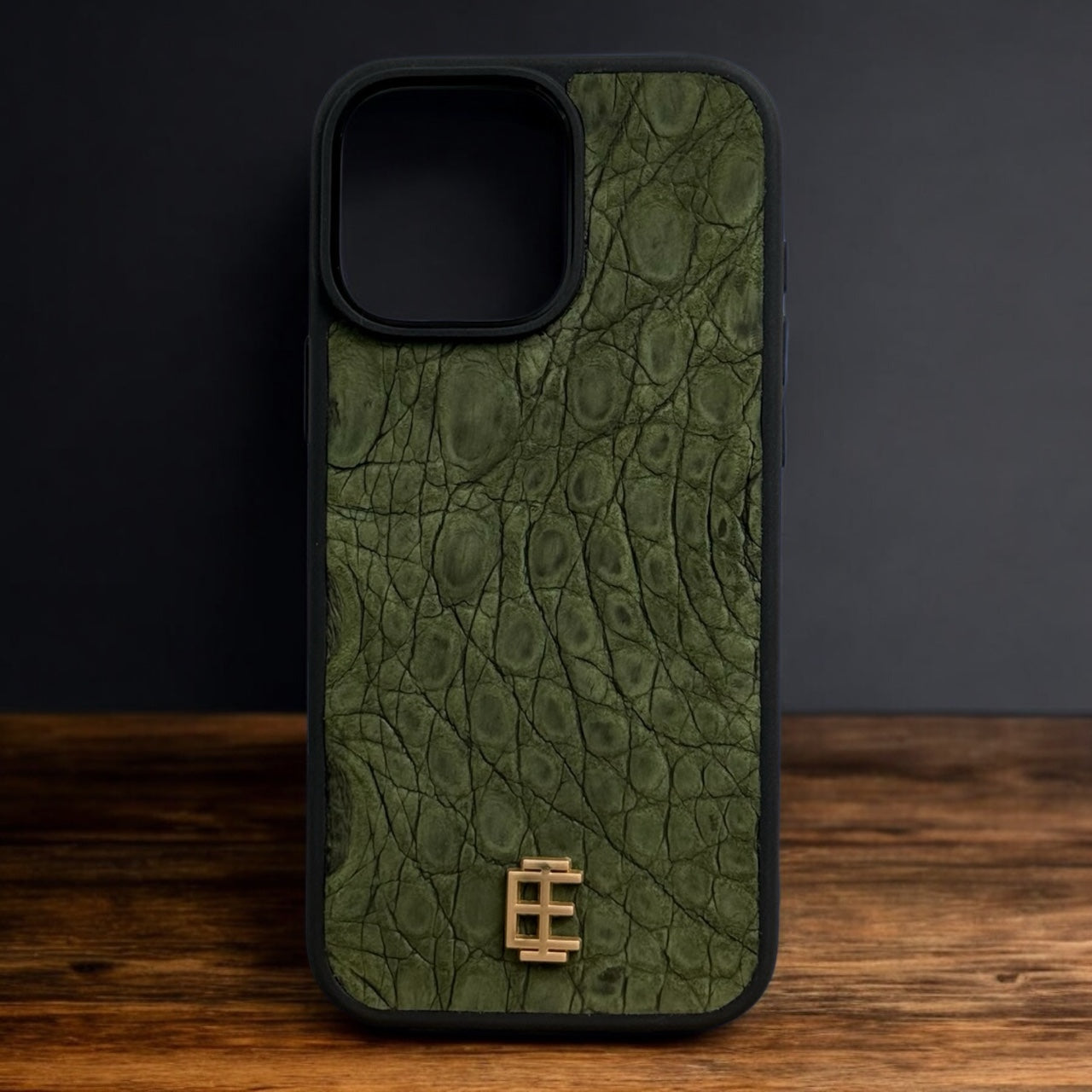 Husa iPhone din Piele de Crocodil Verde editie limitata - iTool