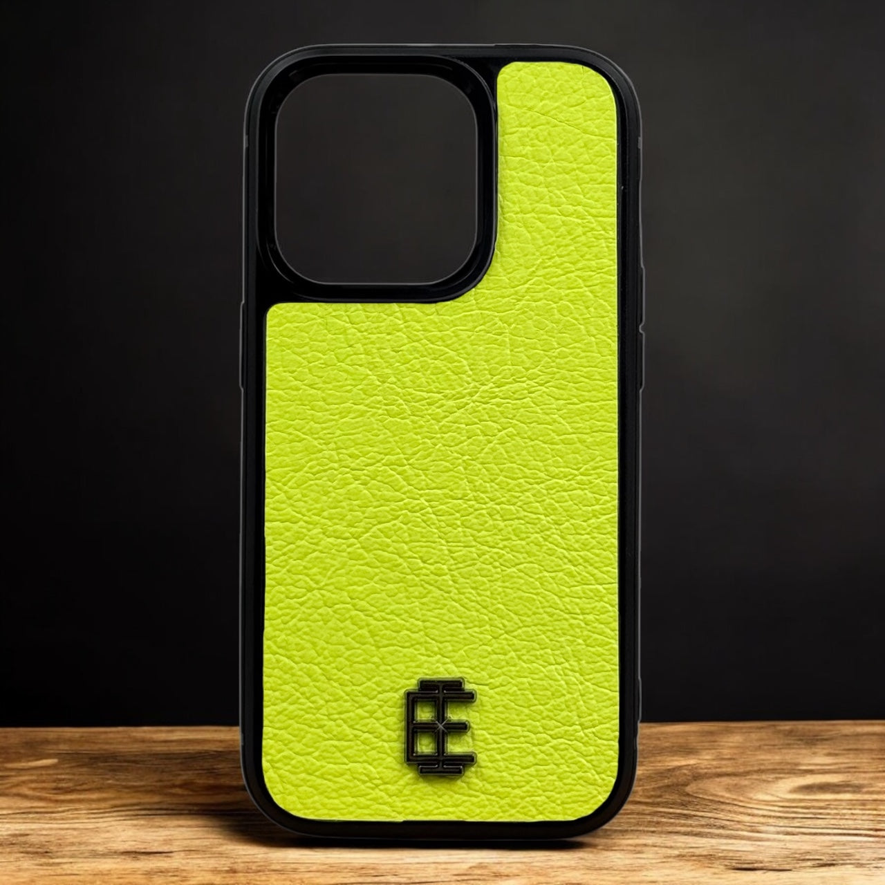 Husa iPhone din Piele de Capra Lime editie limitata