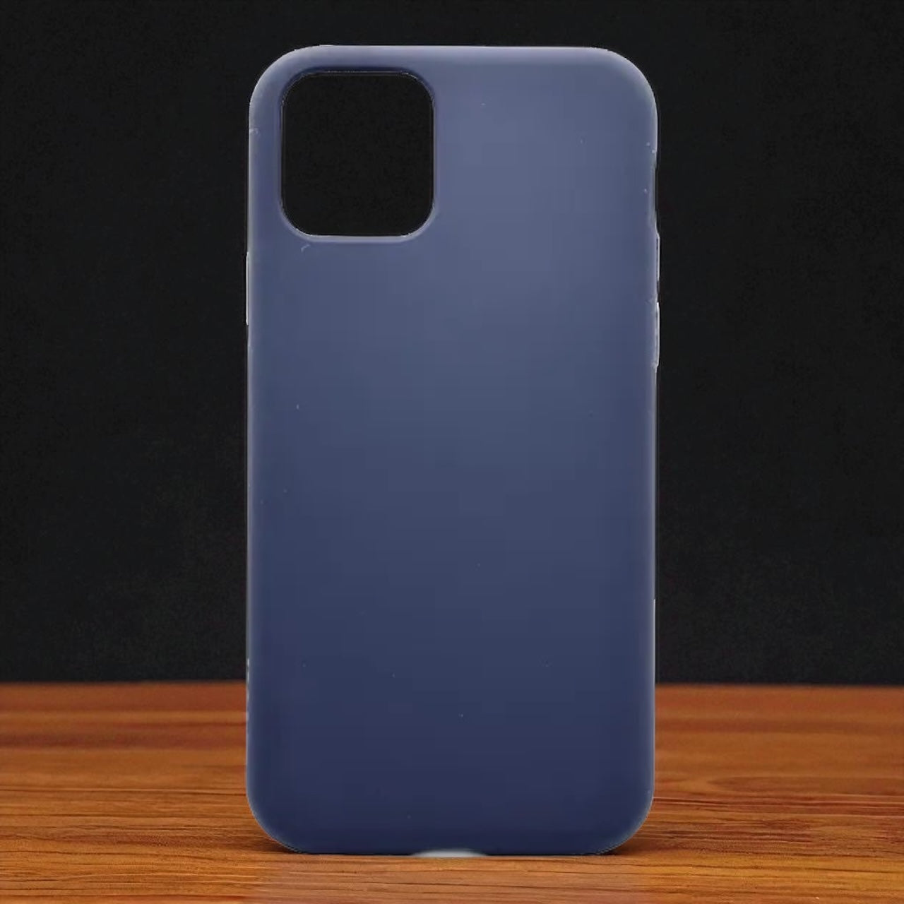 Husa iPhone 11 Pro iTool din silicon catifelat Albastru Dark