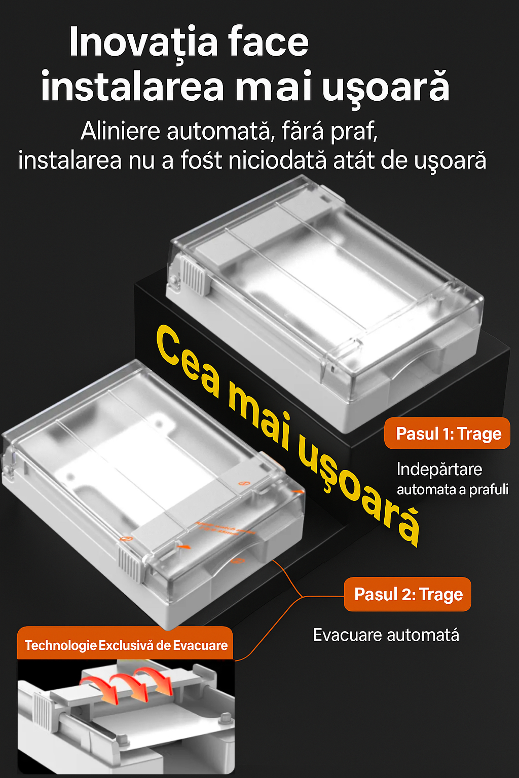 Folie Protectie Apple Watch cu aplicator - iTool