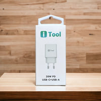 Incarcator iTool de 20W cu USB-C si USB-A - iTool