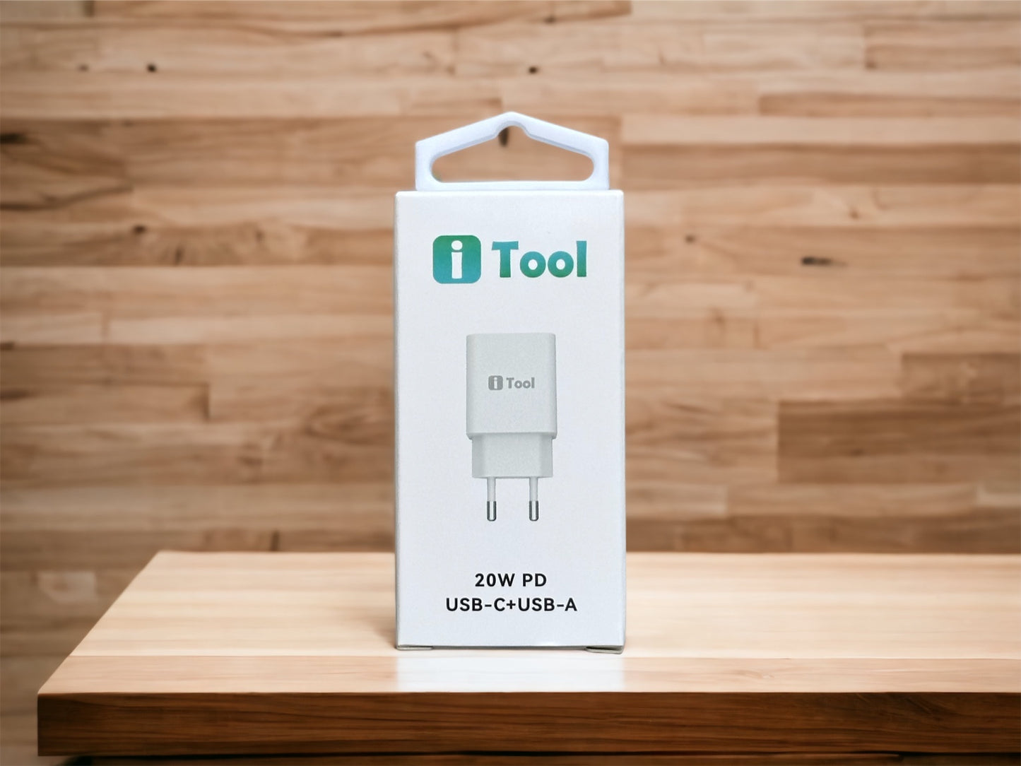 Incarcator iTool de 20W cu USB-C si USB-A - iTool