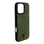 Husa iPhone din Piele de Crocodil Verde editie limitata V2 - iTool