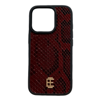 Husa iPhone din Piele de Piton Visinie editie limitata V2