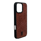 Husa iPhone din Piele de Crocodil Mocha Mousse editie limitata V2 - iTool