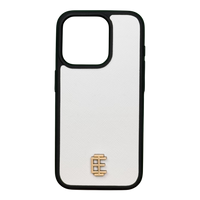 Husa iPhone din Piele de Vaca Alb editie limitata V2