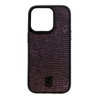 Husa iPhone din Piele de Varan Mov editie limitata V2 - iTool