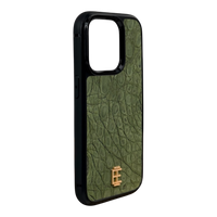 Husa iPhone din Piele de Crocodil Verde editie limitata V1