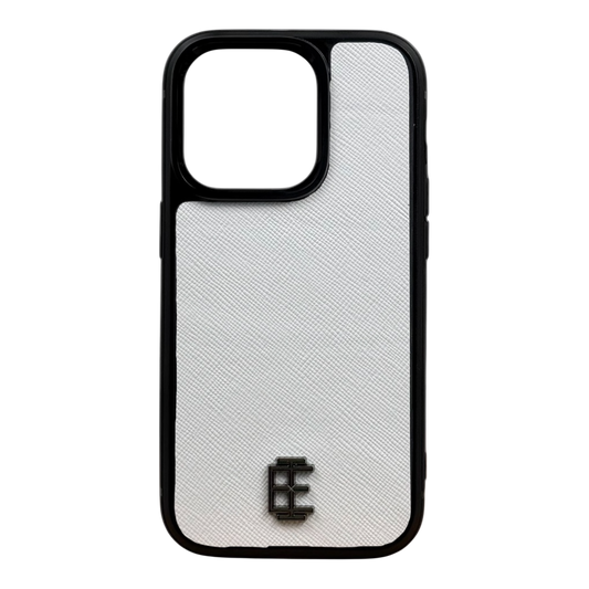 Husa iPhone din Piele de Vaca Alb editie limitata V1