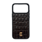 Husa iPhone din Piele de Vitel Texturat Aligator - iTool