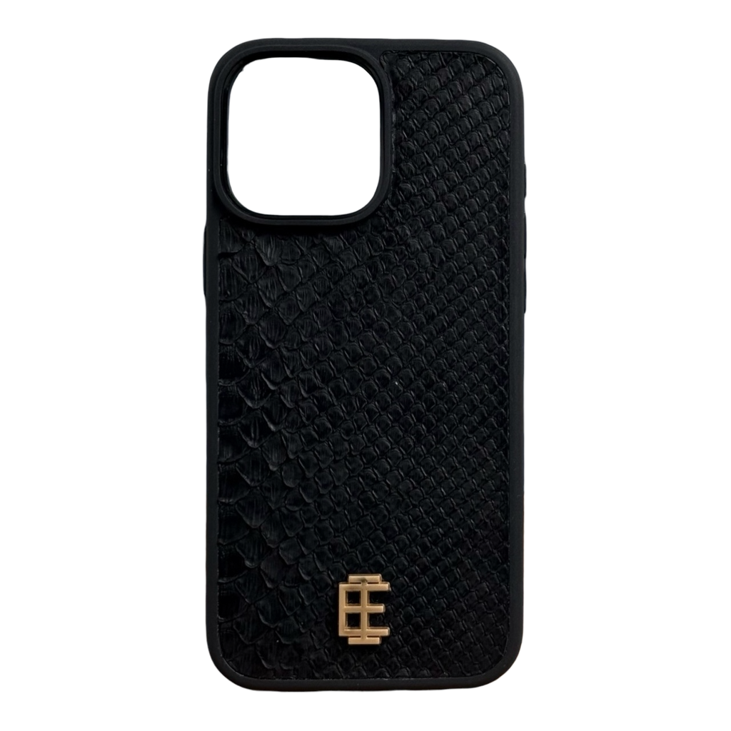 Husa iPhone din Piele de Piton Negru editie limitata V2 - iTool