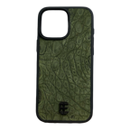 Husa iPhone din Piele de Crocodil Verde editie limitata V2 - iTool