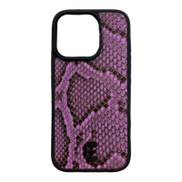 Husa iPhone din Piele de Piton Mov editie limitata V2