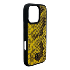 Husa iPhone din Piele de Piton Galben editie limitata V2 - iTool