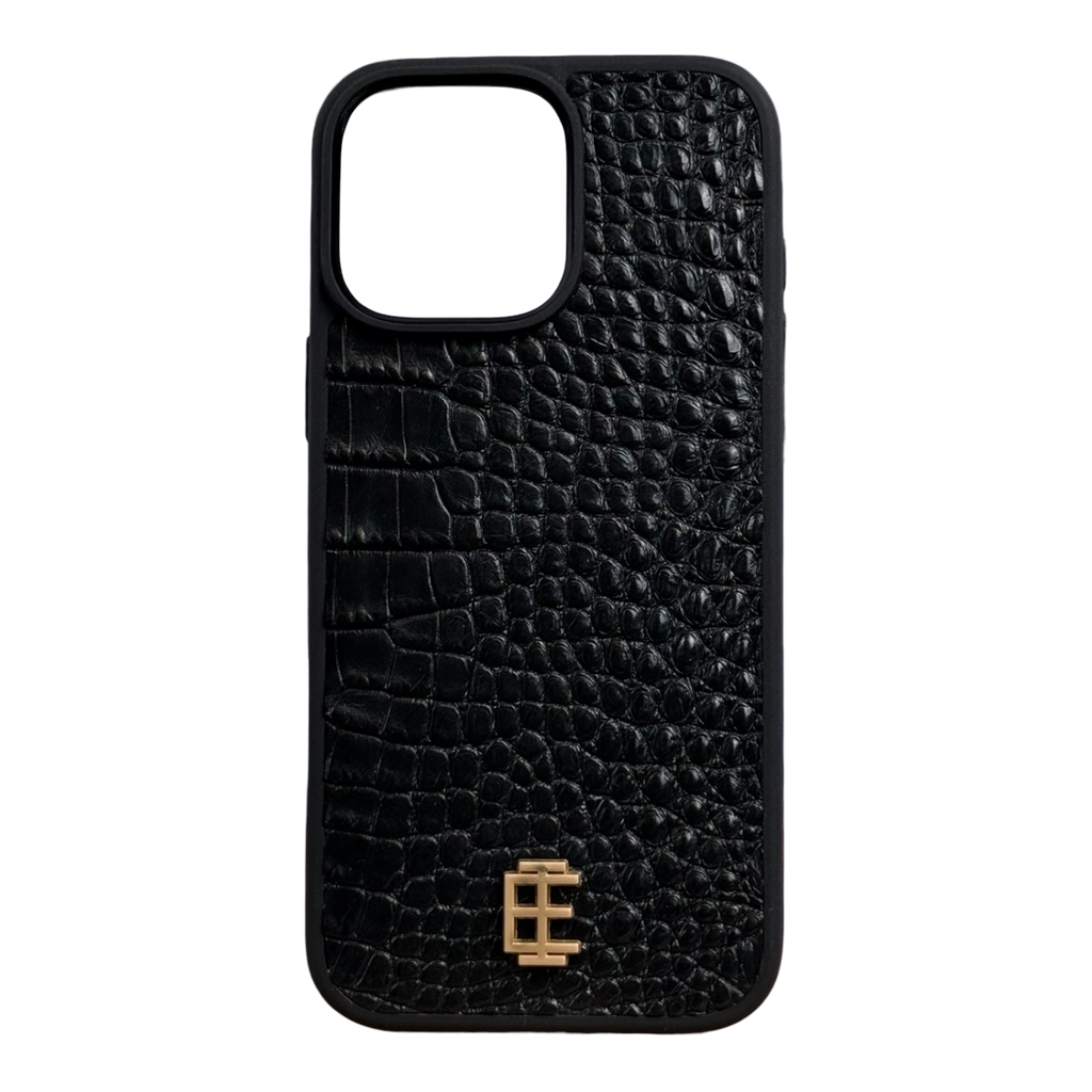 Husa iPhone din Piele de Crocodil Neagra editie limitata V2 - iTool