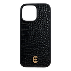 Husa iPhone din Piele de Crocodil Neagra editie limitata V2 - iTool