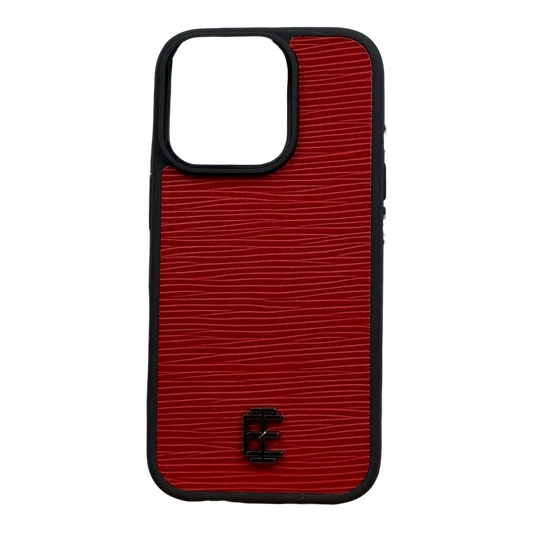 Husa iPhone din Piele de Vaca Rosu editie limitata V2