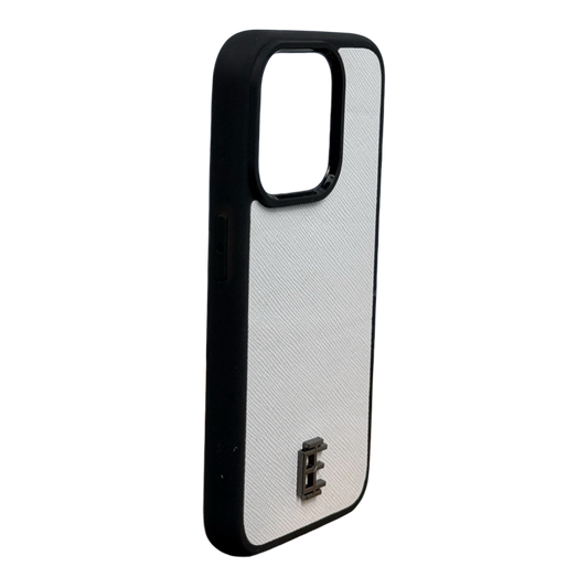 Husa iPhone din Piele de Vaca Alb editie limitata V2