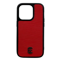 Husa iPhone din Piele de Vaca Rosu editie limitata V1