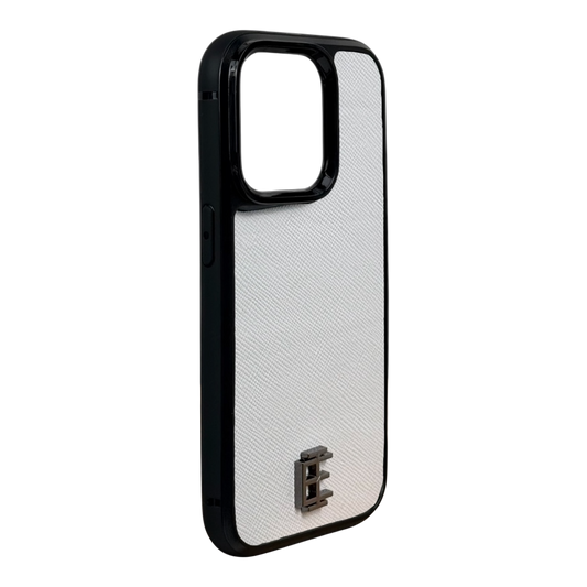 Husa iPhone din Piele de Vaca Alb editie limitata V1
