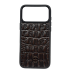 Husa iPhone din Piele de Vitel Texturat Aligator - iTool
