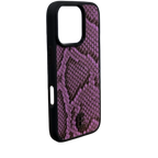 Husa iPhone din Piele de Piton Mov editie limitata V2 - iTool