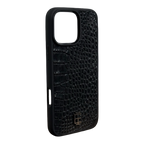 Husa iPhone din Piele de Crocodil Neagra editie limitata V2 - iTool